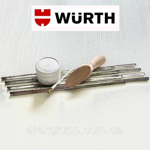 Набор для лужения Wurth (Паста 100g. 1кг олова S-Pb60Sn40, лопатка) 100/4W фото