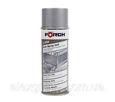 Цинковий спрей сірий Forch L244 400мл 6200 2104 фото