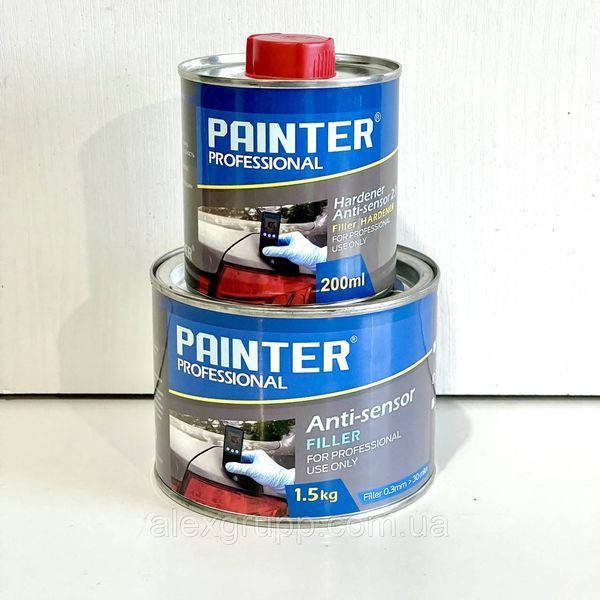 Акриловый грунт под толщиномер 2K Painter Filler Anti-sensor 1500g + 200ml 1500_200 фото