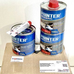 Набір під прибор Painter Шпаклівка та Грунт 750g/750g/100ml 750/750/100 фото